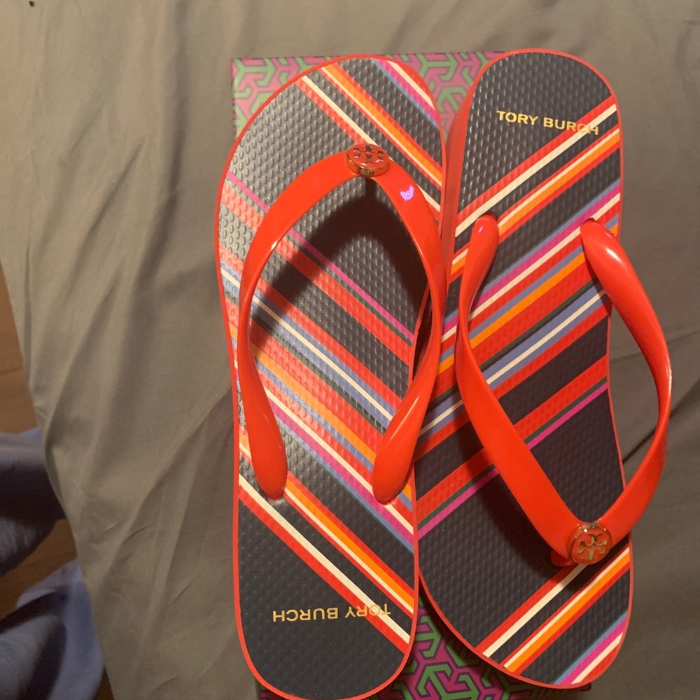 Tory Burch Platform Flip Flops